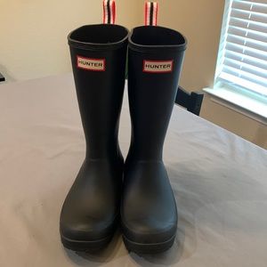 Hunter Wedged Rain Boots Women’s Size 6